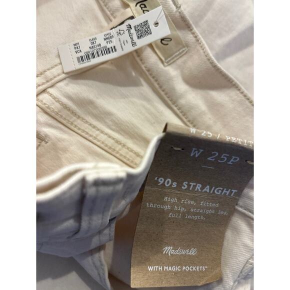 Madewell The Petite '90s Straight Jean Size 25 - Picture 5 of 7